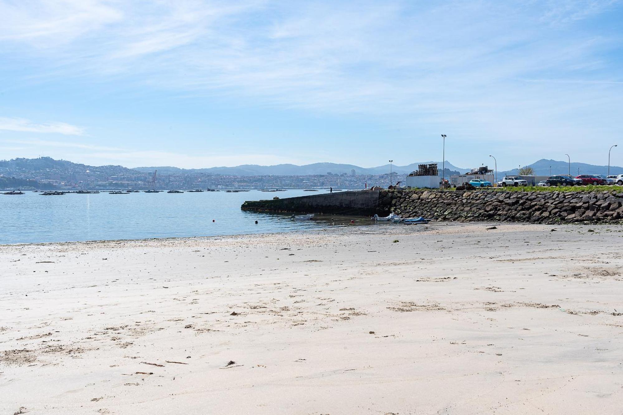 Apartamento Espacioso Cerca De La Playa Con Aire Acondicionado Apartman Moaña Kültér fotó