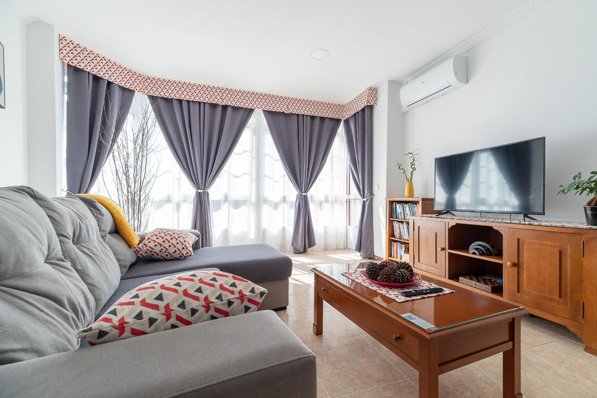 Apartamento Espacioso Cerca De La Playa Con Aire Acondicionado Apartman Moaña Kültér fotó