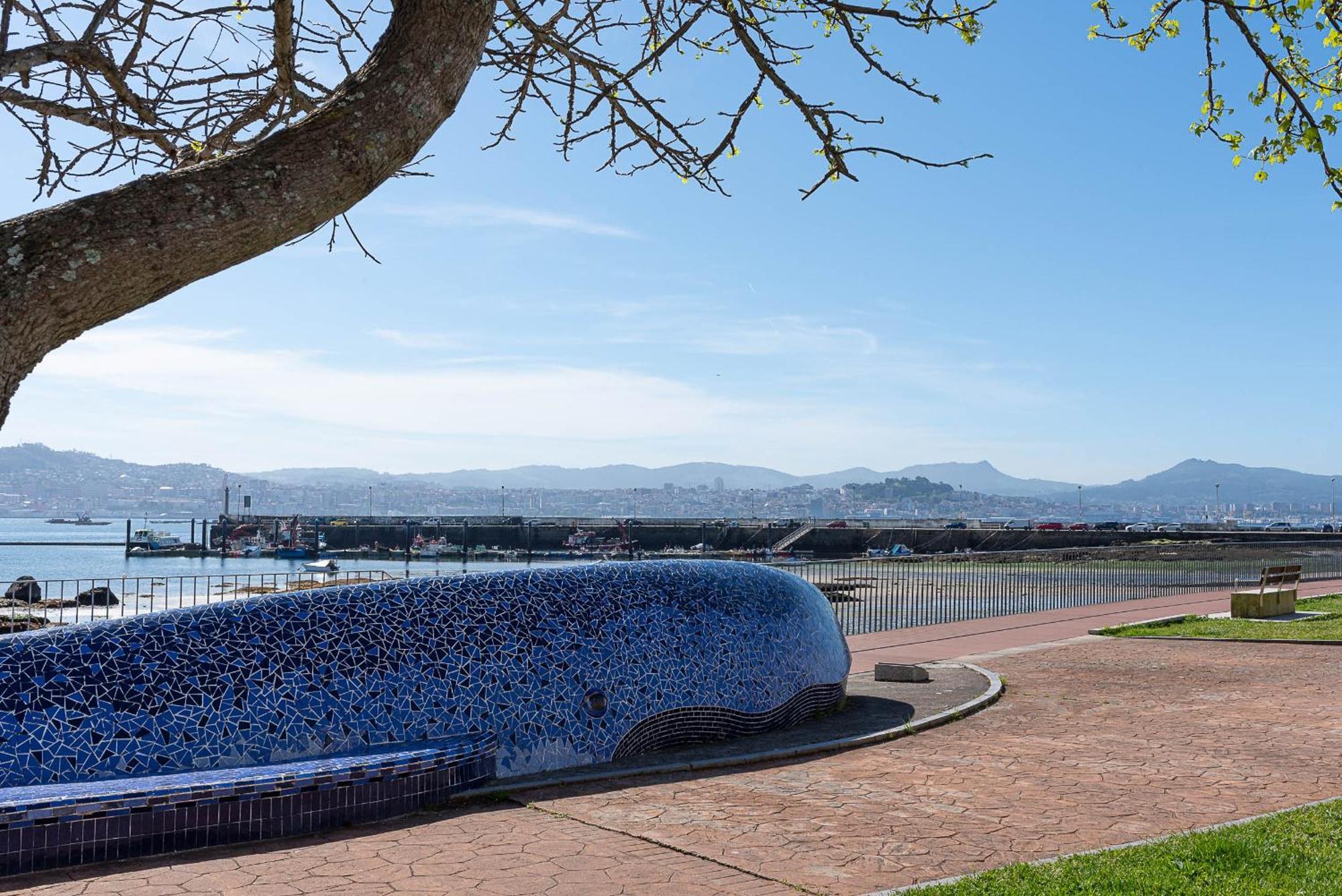 Apartamento Espacioso Cerca De La Playa Con Aire Acondicionado Apartman Moaña Kültér fotó